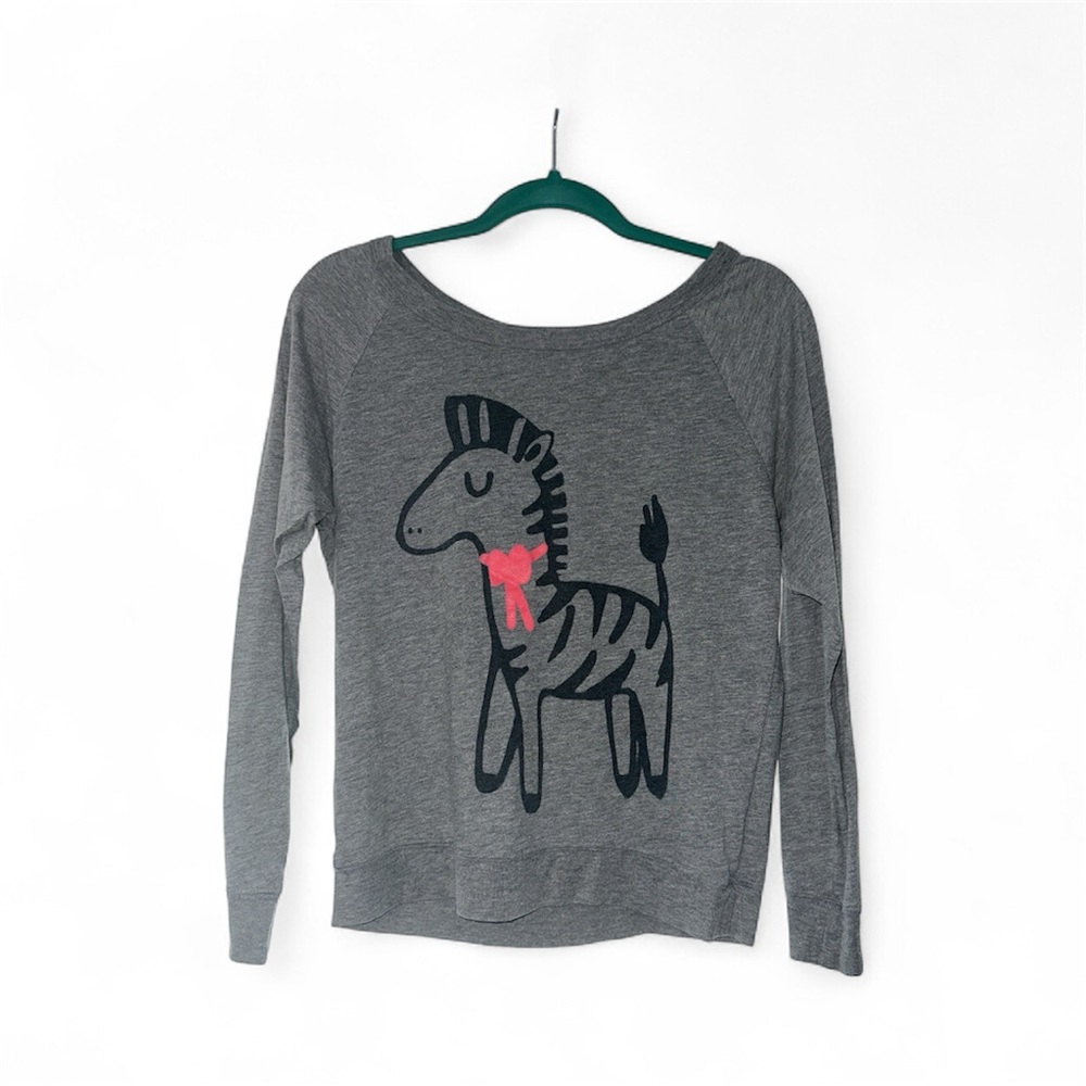 HPZ Zebra with pink neck tie long sleeve shirt